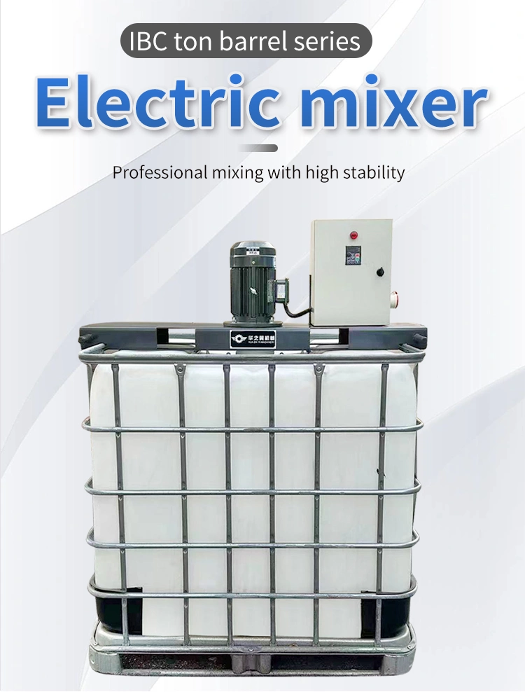 IBC Liquid Mixer Electrical Motor Dispersion Barrel Agitator