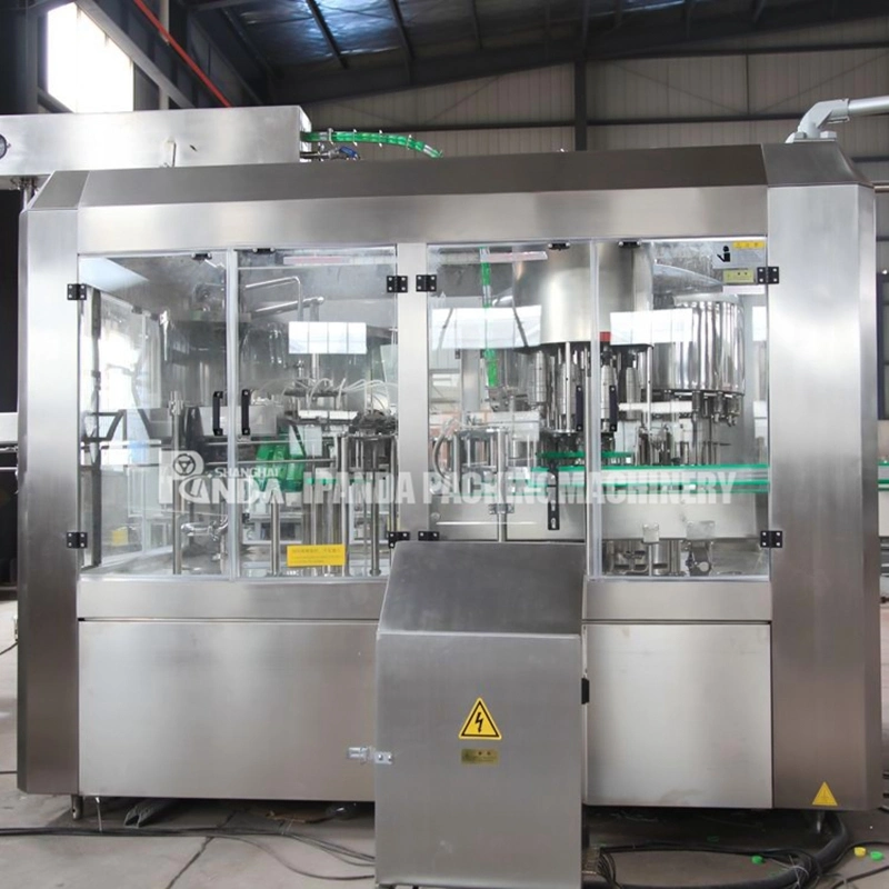 Aluminum Canning Equipment Juice Production Line/ Soft / Energy Drink, Carbonated Beer Sparking Wine Liquid Packing Can Filling Machine