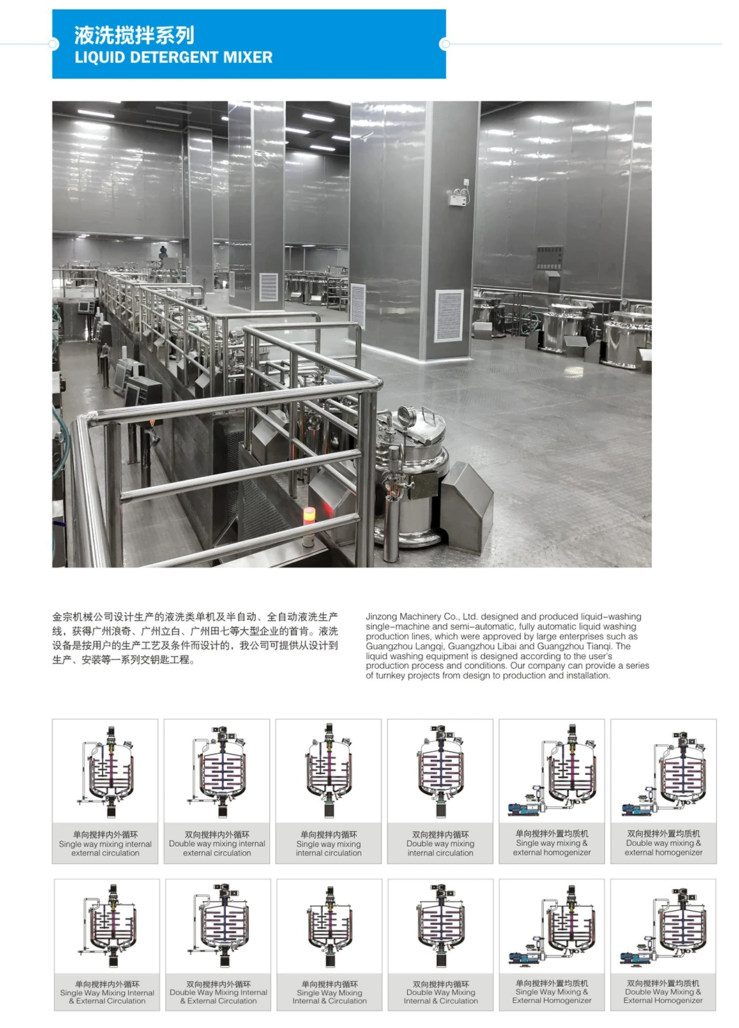 2000L High Quality Hotels Shop Hand Mixer Food Chemical Pharmaceutical Industry Daily Chemical Homogenizing Mixer Agitator