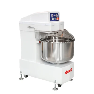 Heavy Duty Industrial 100kg Electric Dough Mixer Food Kneader Universal Spiral Mixer Fixed Bowl Serial for Pastry Maker Bakery