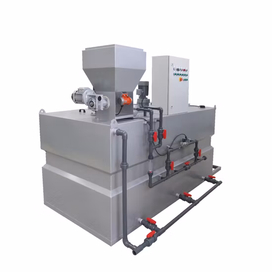 Automatic Polyelectrolyte Preparation PAM PAC Polymer Powder Dosing System