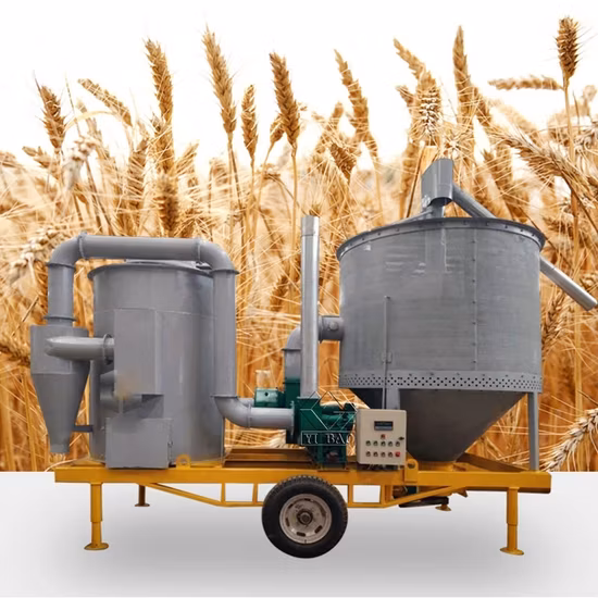 Industrial High Temperature Corn Drying Machine 15 20 Ton Per Day Mobile Type Paddy Wheat Grain Drying Equipment
