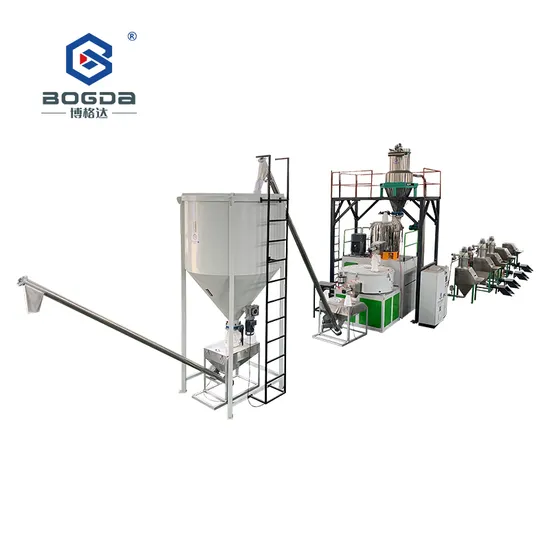 PVC Additive PVC Compounding System Formula Automatic Weighing System / Automatic Dosing System